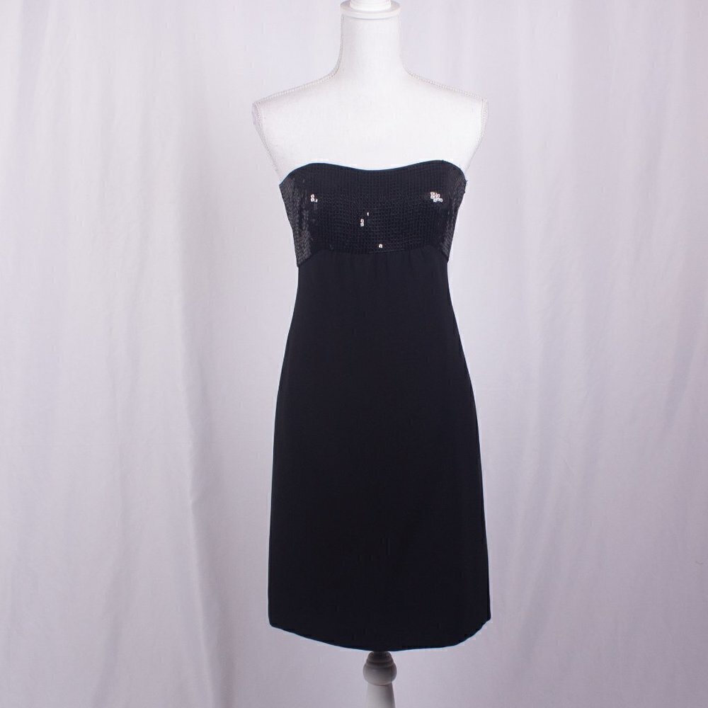 NWT ANN TAYLOR Cocktail Party Sequined Mini Tube Dress Size 2